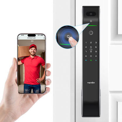 Tenon A7f Built-in WiFi Smart Door Lock with Digital Door Viewer