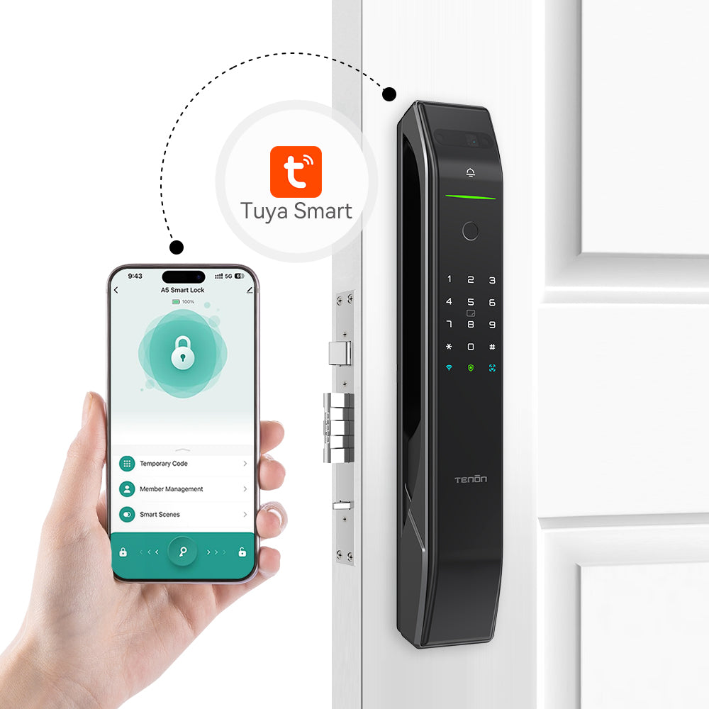 Tenon A7x 3D Face Recognition Smart Door Lock