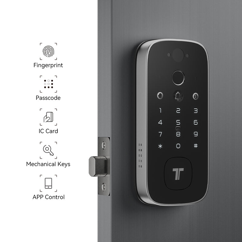 Tenon K10f Built-in WiFi Smart Door Lock with Digital Door Viewer