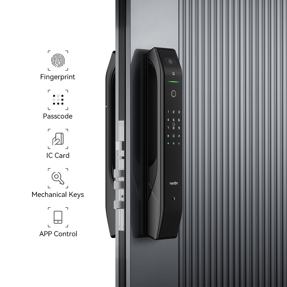 Tenon A7f Built-in WiFi Smart Door Lock with Digital Door Viewer