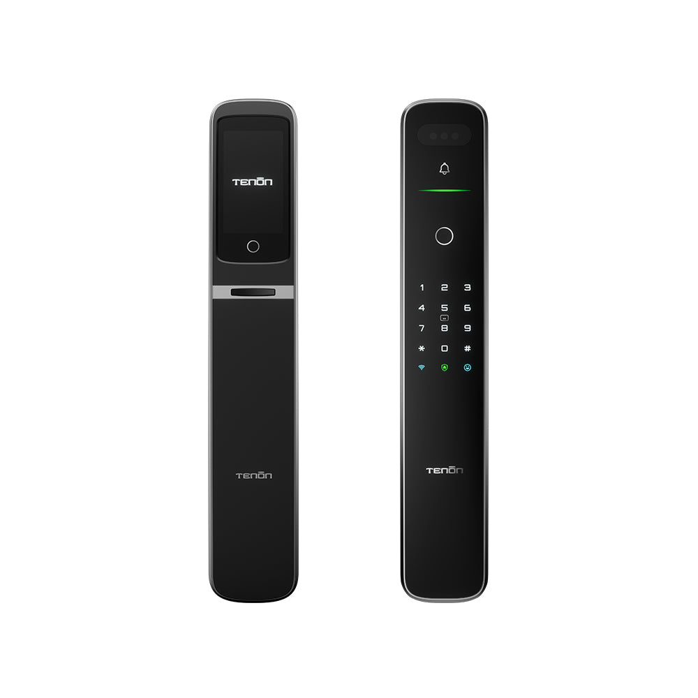 Tenon A9s 3D Face Recognition Built-in WiFi Smart Door Lock with Display and Digital Door Viewer